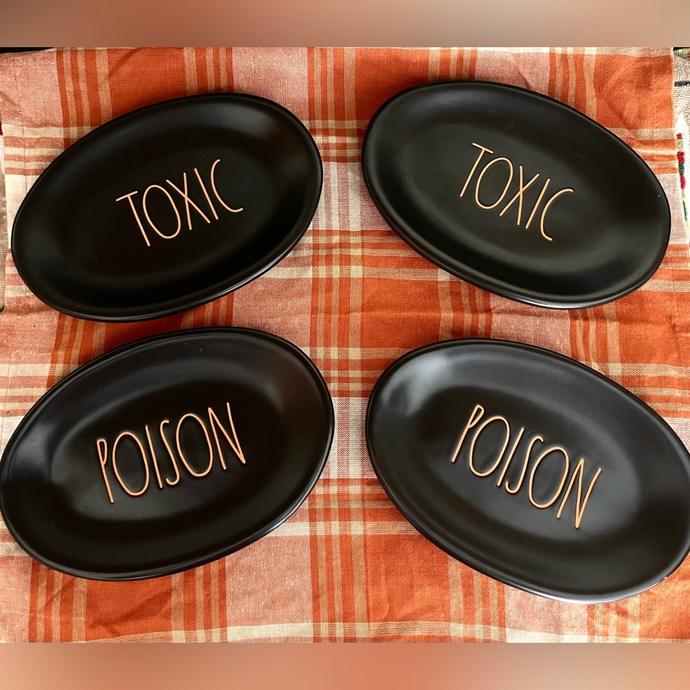 RAE DUNN Halloween Oval Plates🎃